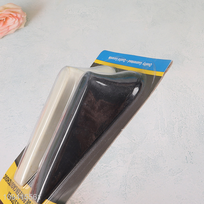 Top quality 2pcs flexible rubber door stopper set