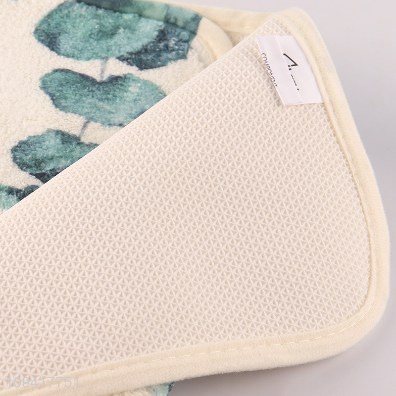40X60Cm Faux Cashmere Printed Bath Mat