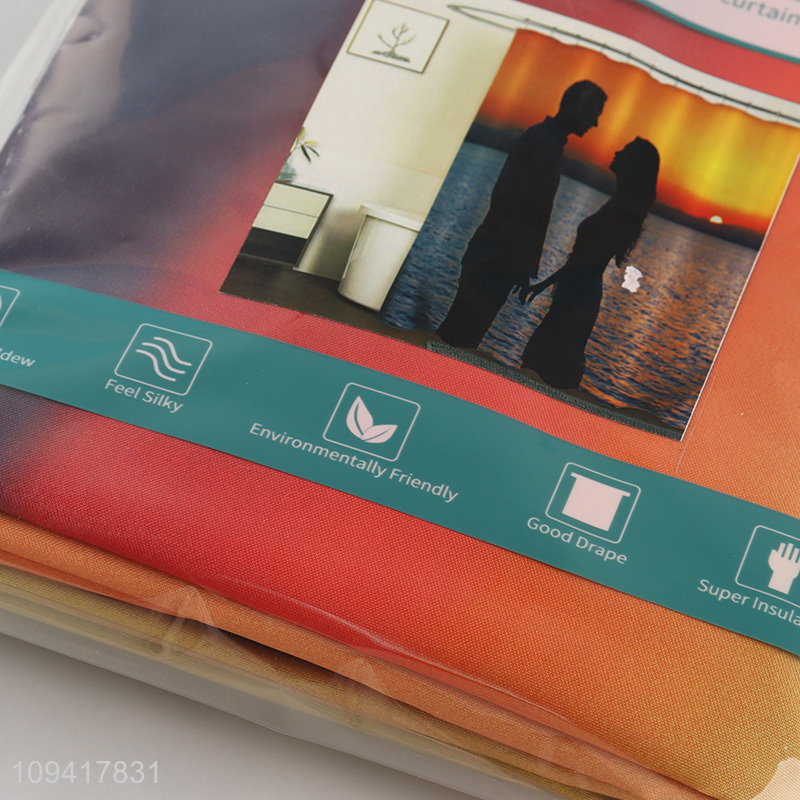 Polyester Shower Curtain Include 12 Curtain Rings