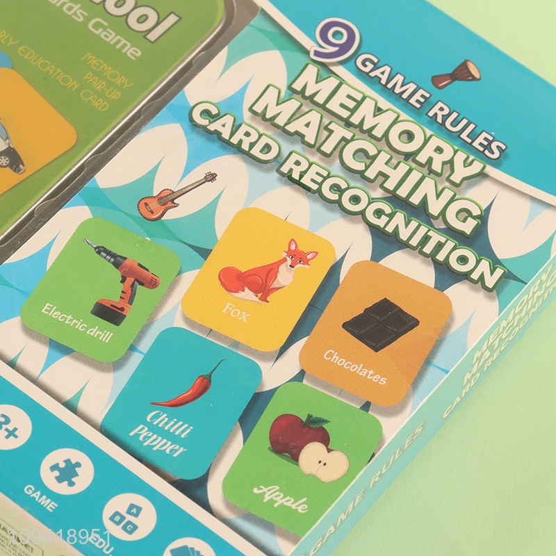 Factory supply kids learning memory matching games