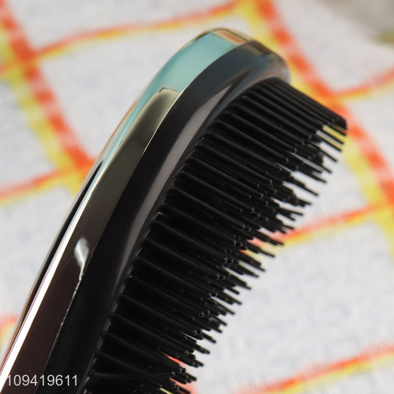 Popular Glossy Electroplated Detangling Hair Brush