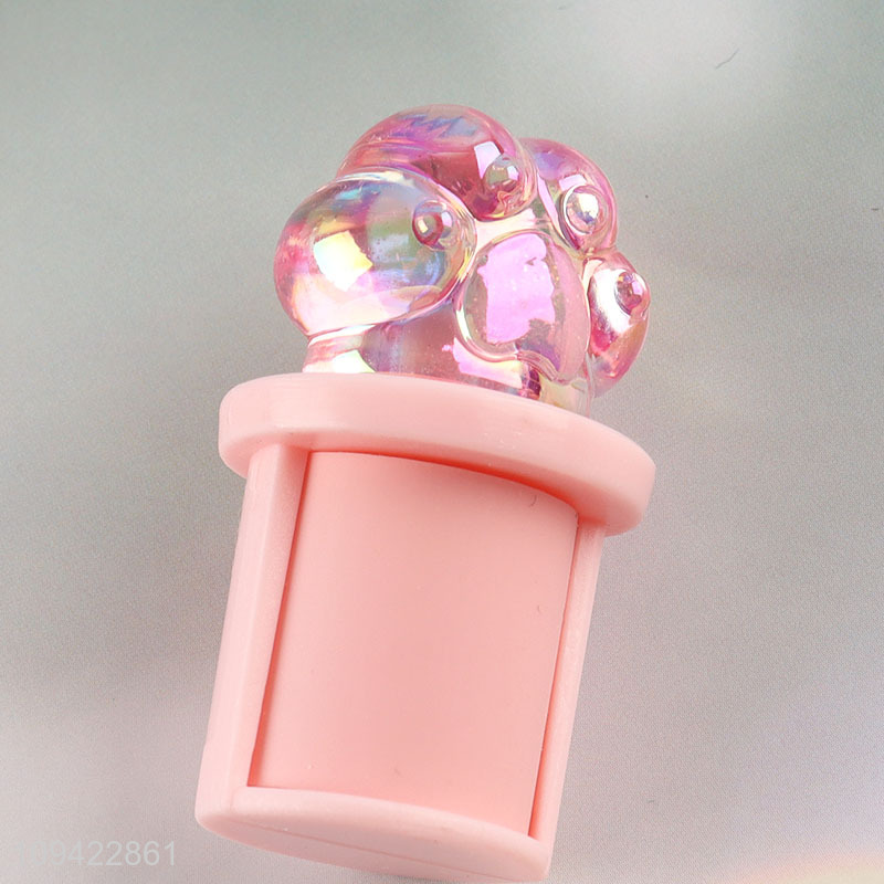 China wholesale cat paw 2in1 eraser pencil sharpener