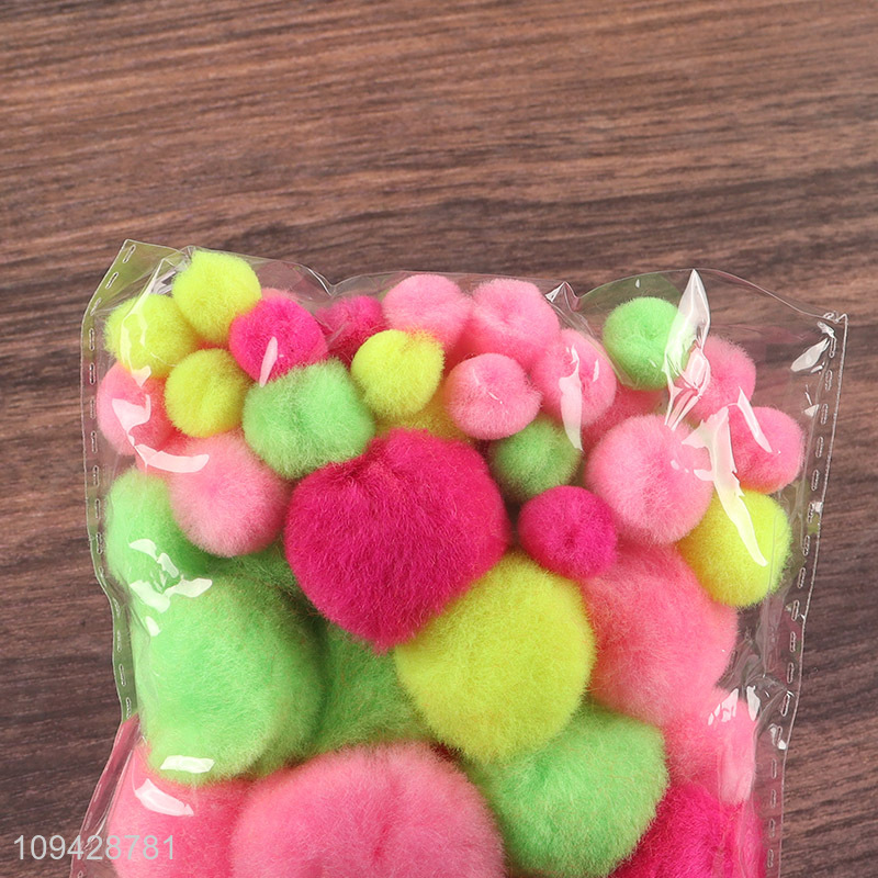 Wholesale Assorted Sizes Craft Pom Poms Balls