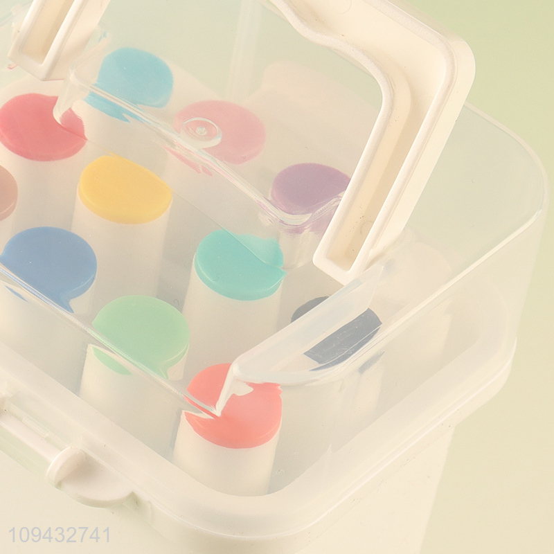 China wholesale multicolor dual tip acrylic marker pen