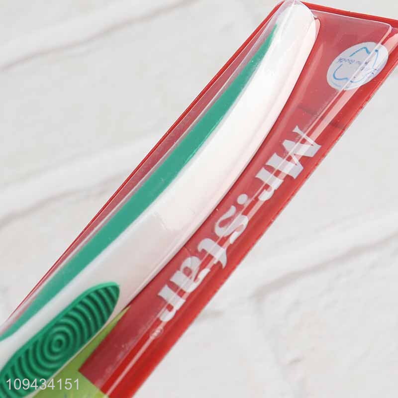 Custom Adults Multi-Color Medium Bristle Toothbrush