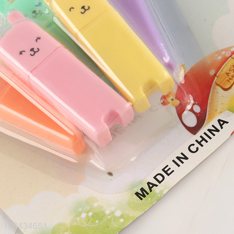 China products cartoon multicolor highlighter pen set