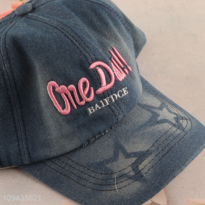Best quality adjustable fashion peaked cap peaked hat