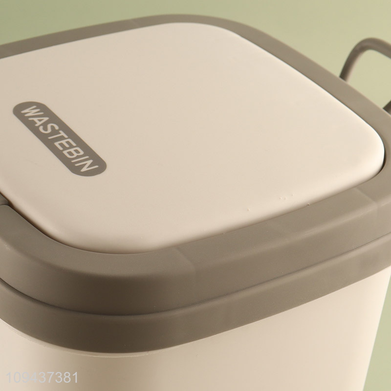 Good Quality Square Plastic Waste Bin With Lid