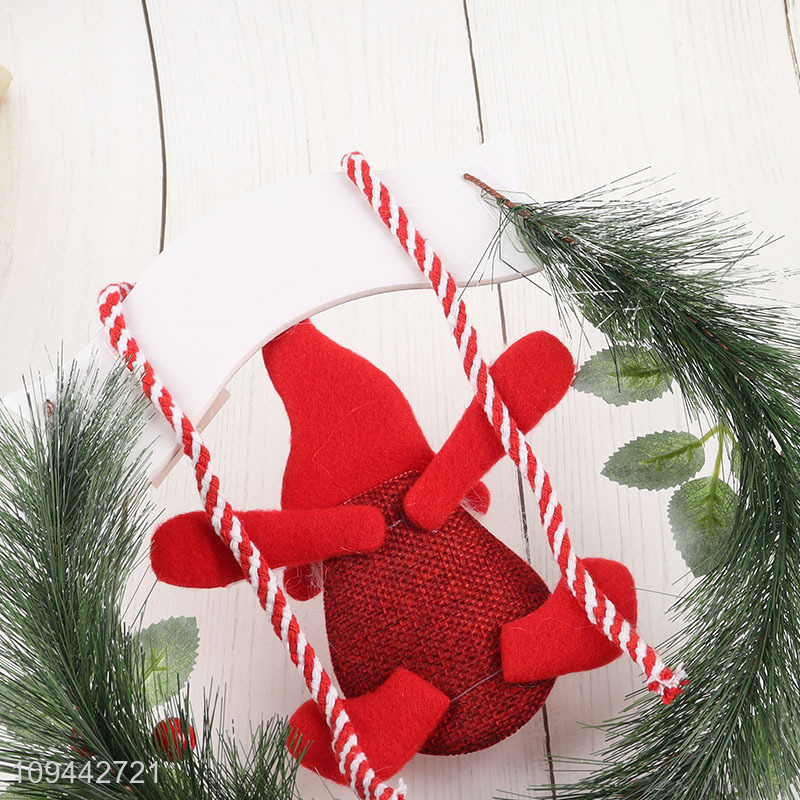China wholesale christmas wreath hanging ornament