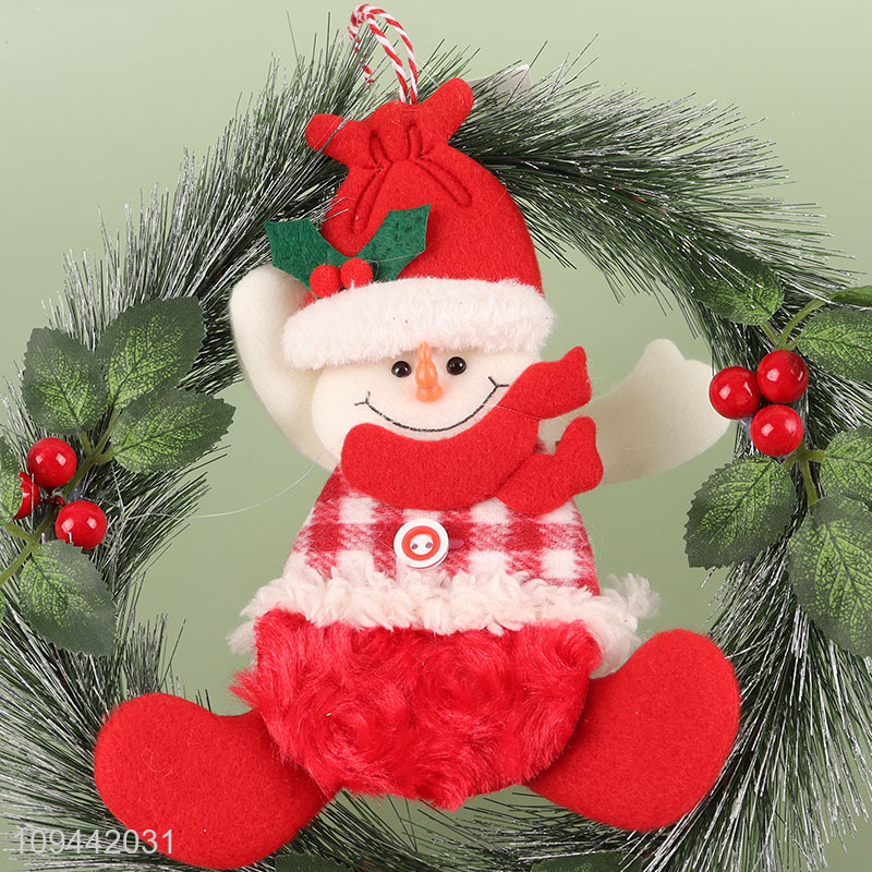 Latest products   snowman doll christmas wreath
