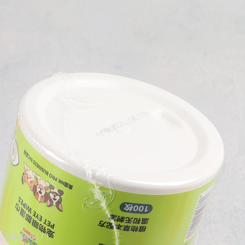 Hot selling pet cleaning supplies eye wipes