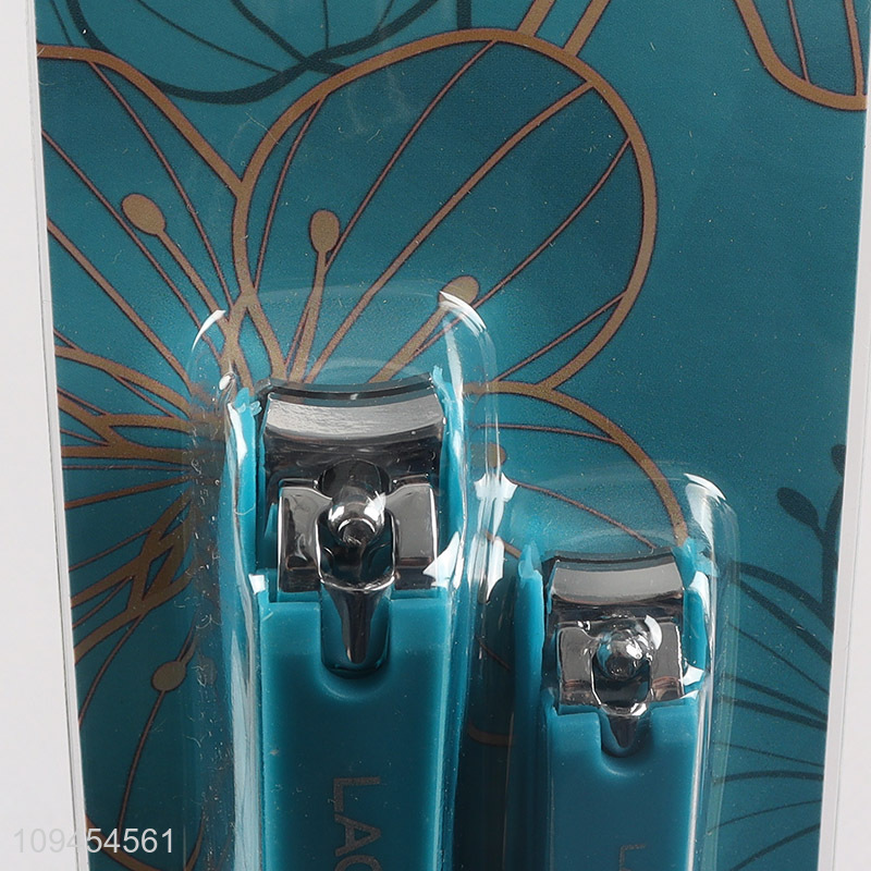 Hot selling 2pcs stainless steel nail clipper set
