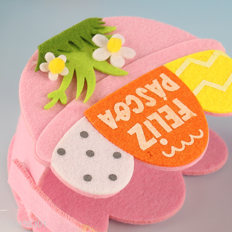 Top sale easter party favor felt candy bag