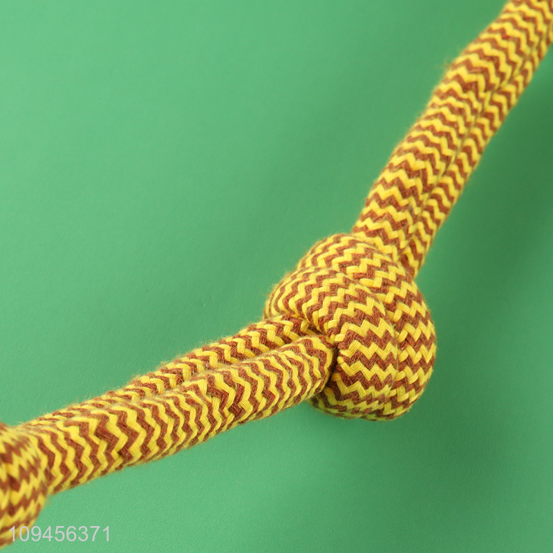 Top selling cotton rope pet chew toys teething toys