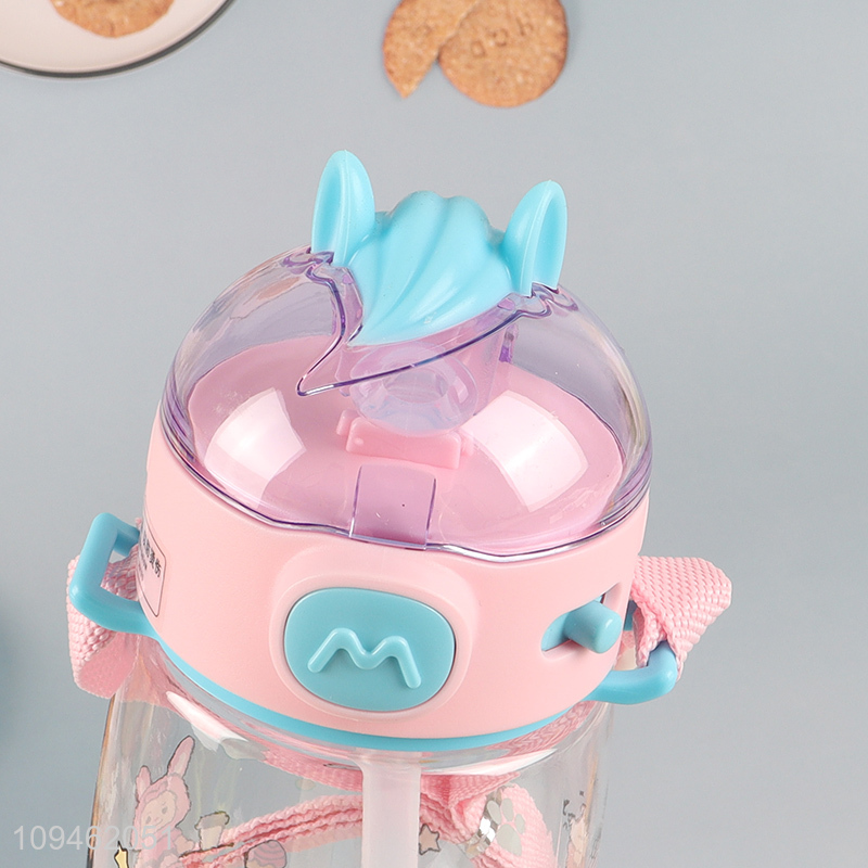 New arrival  cute pink plastic water bottle for sale