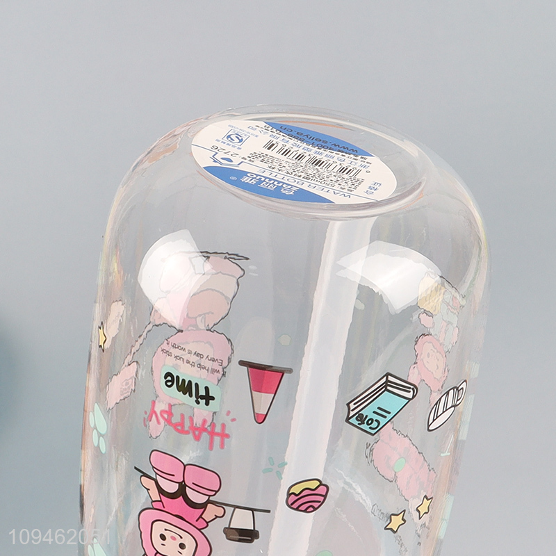 New arrival  cute pink plastic water bottle for sale