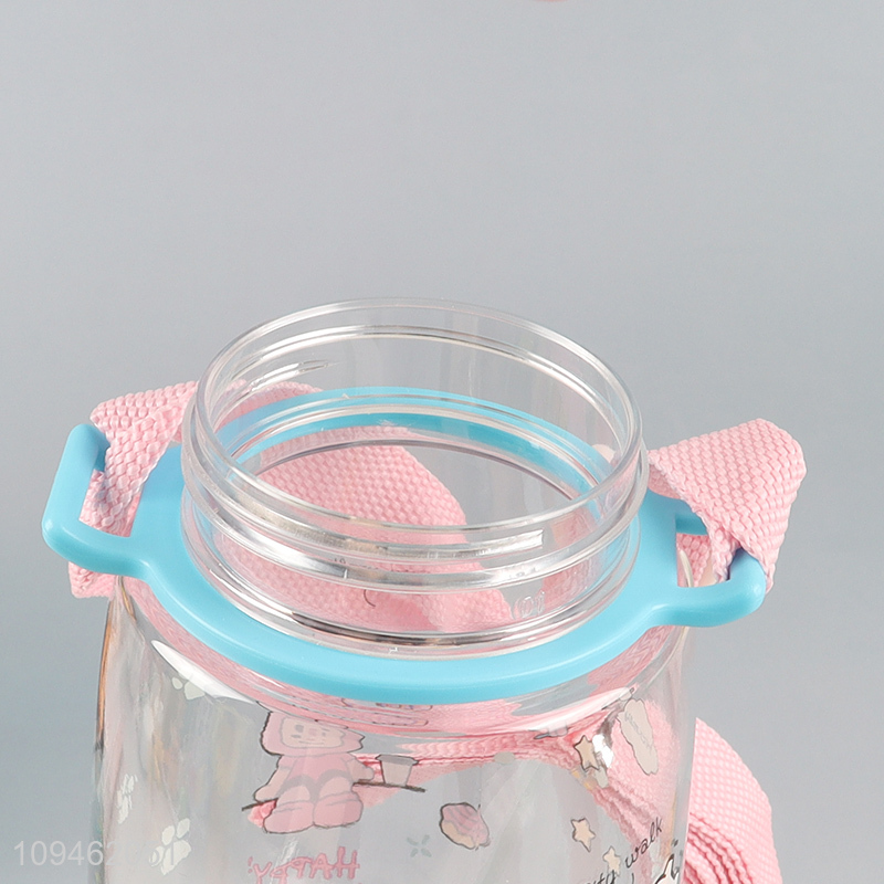 New arrival  cute pink plastic water bottle for sale