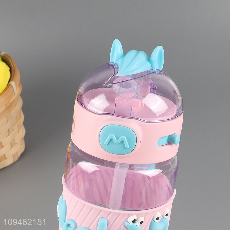 Factory supply cartoon plastic water bottle drinking bottle
