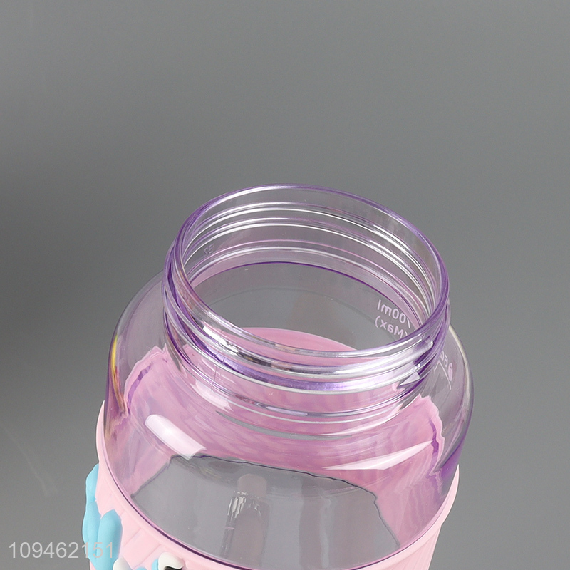 Factory supply cartoon plastic water bottle drinking bottle
