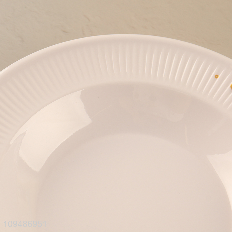 Factory supply 10 inch round plate melamine plate