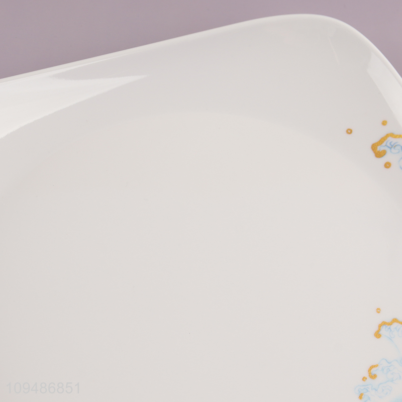 New arrival 9.5 inch square dish tableware plate