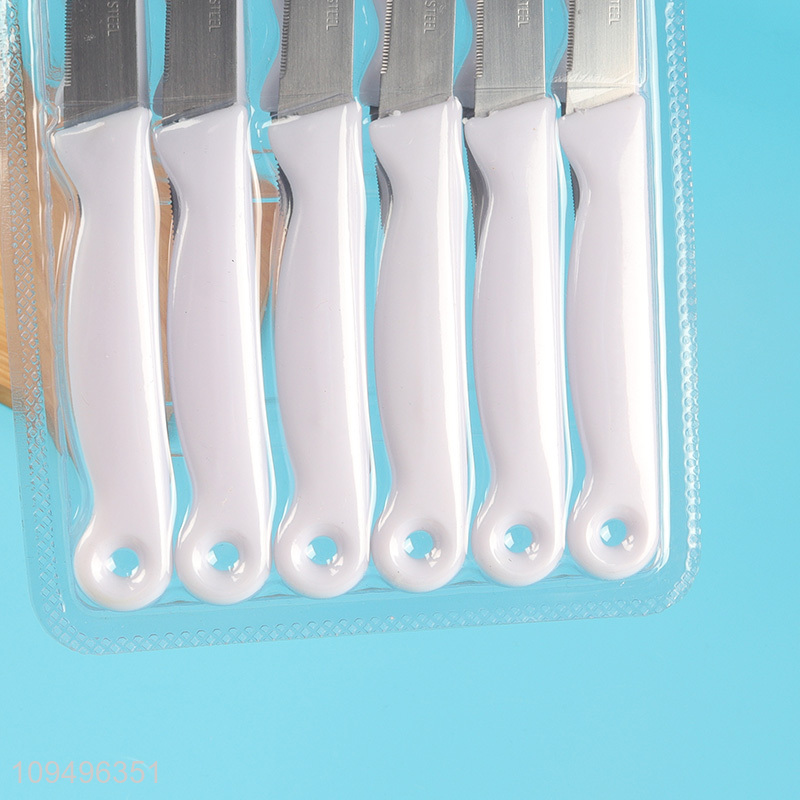 Latest products   12pcs kitchen dinner knife fruits knife
