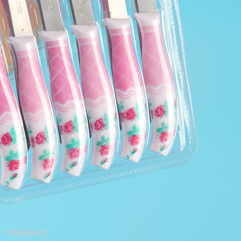 Wholesale 12pcs home dining knife fruits knife