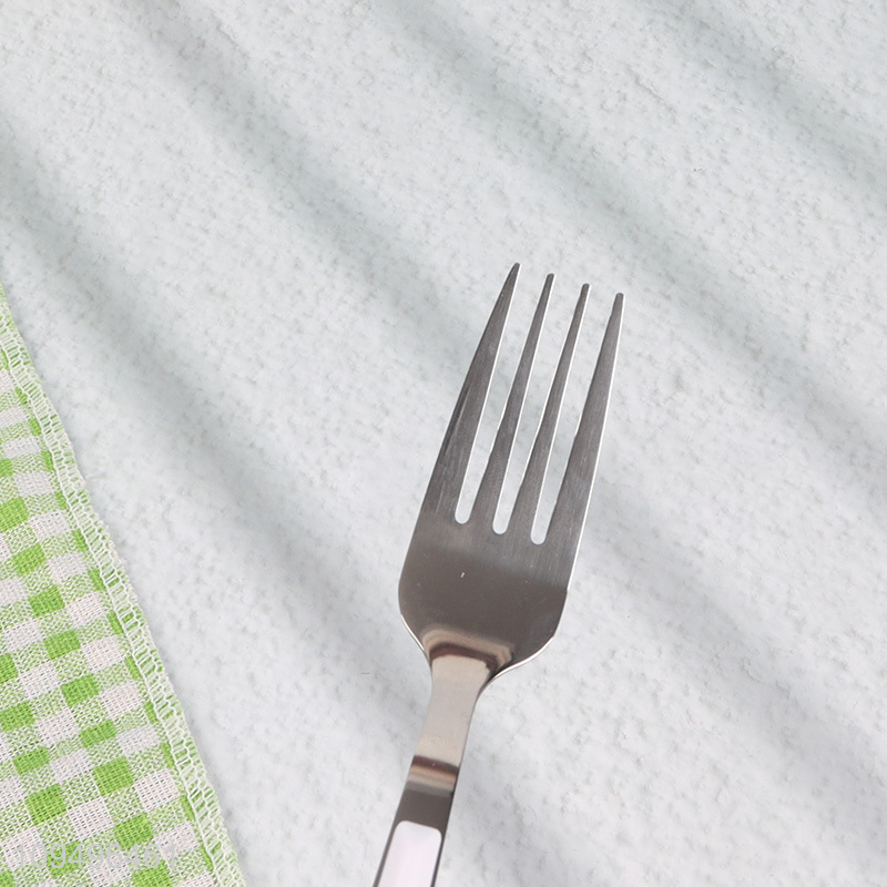 Good price 6pcs stainless steel tableware fork set