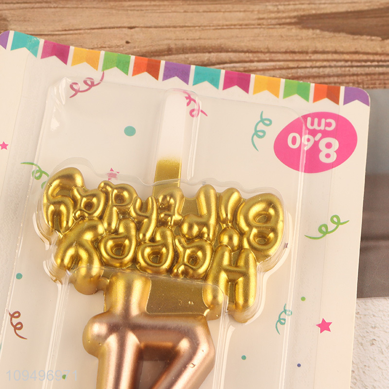 New style party supplies number shaped cake candle