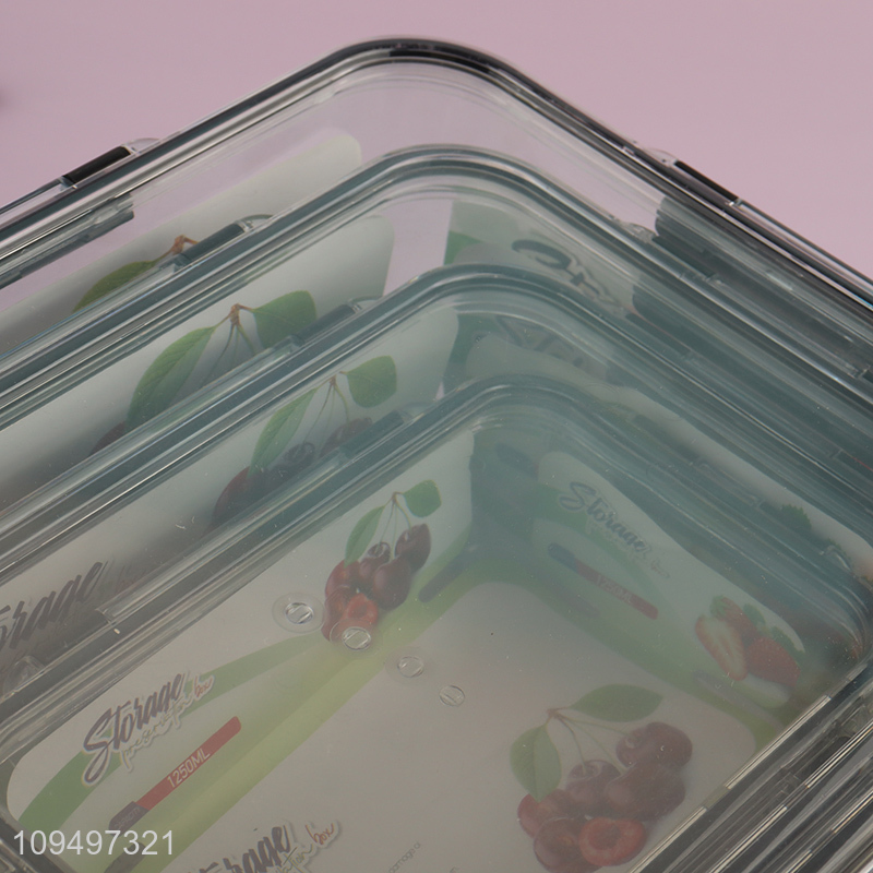 China wholesale rectangle food container preservation box