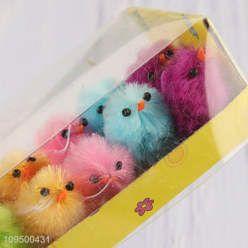 Low price colorful chick ornaments for Easter party