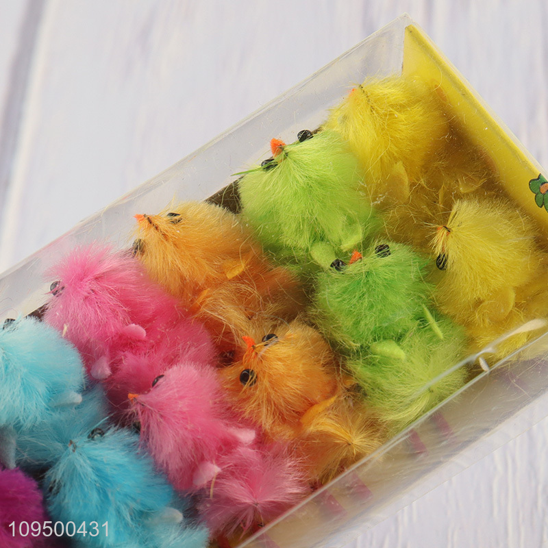 Low price colorful chick ornaments for Easter party