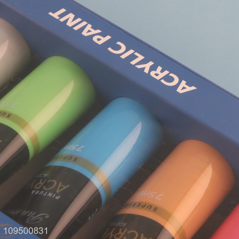 Hot sale metallic acrylic paints for art supplies