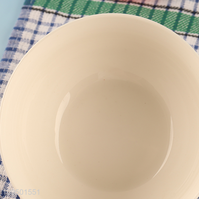 Factory direct sale round tableware bowl ceramic bowl