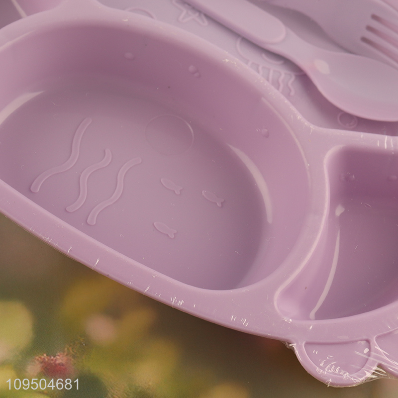 Low price plastic tableware plate for children