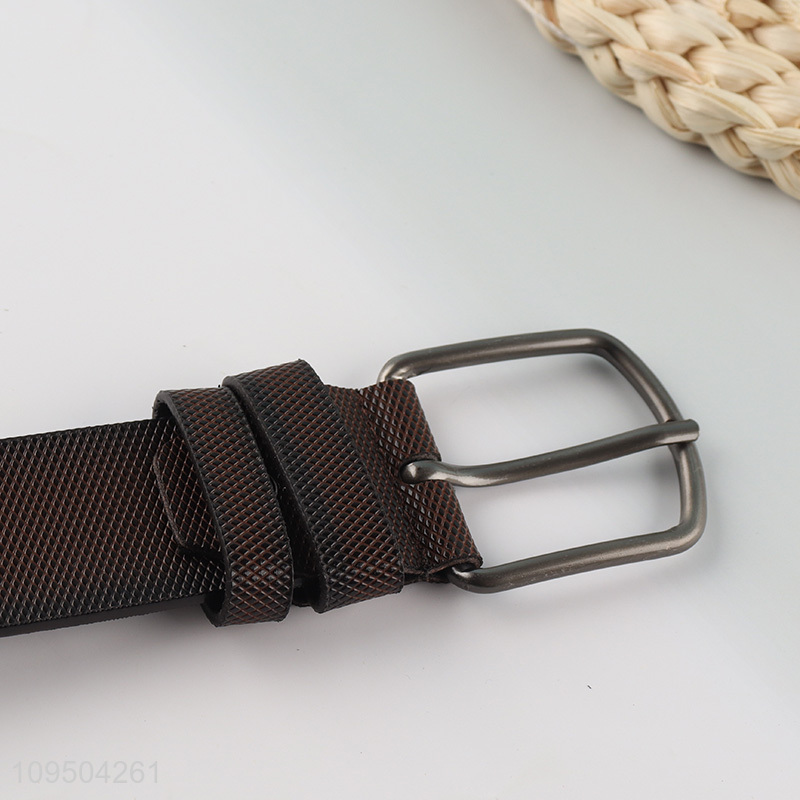Top products men adjustable leather buckle belt for sale