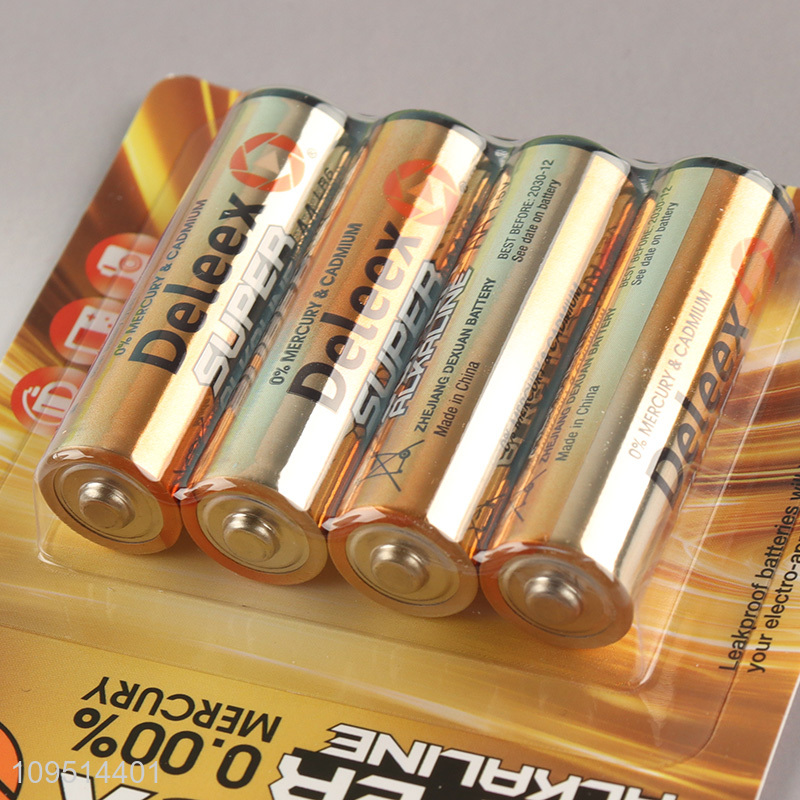 China supplier alkaline AAA B4 alkaline battery