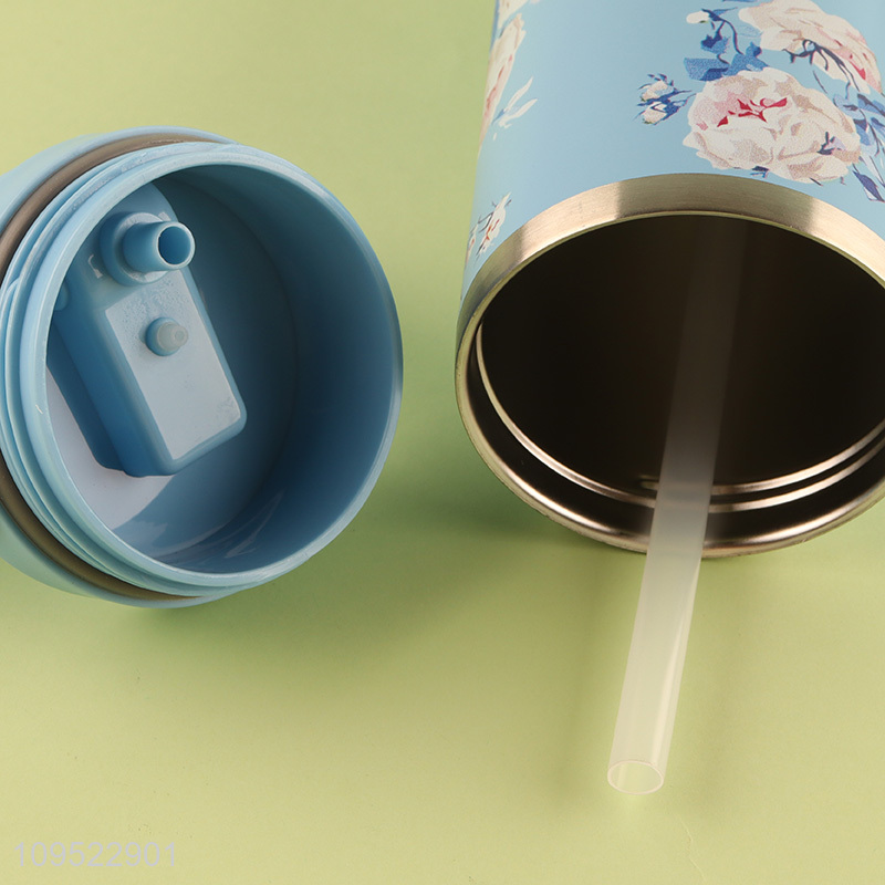 Good quality stainless steel water cup with handle