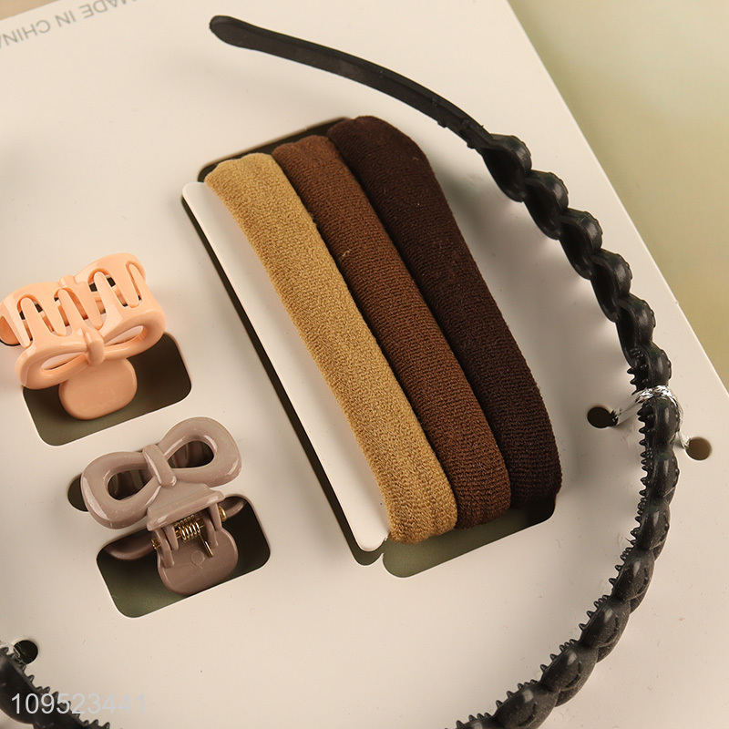 Yiwu market  girls hair accessories hair decoration set