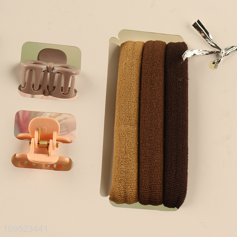 Yiwu market  girls hair accessories hair decoration set