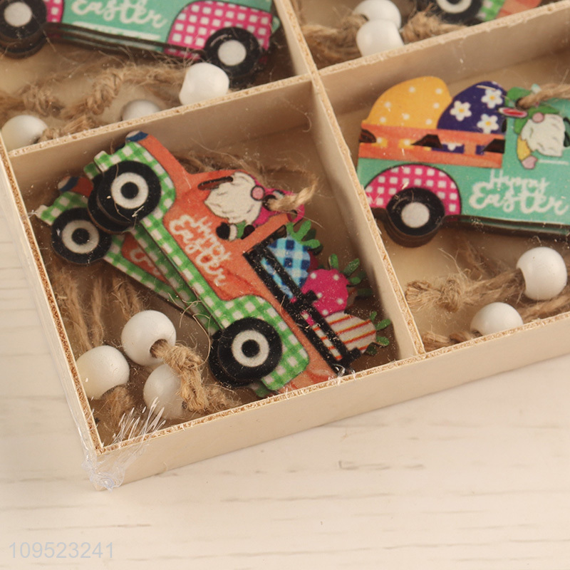 Top quality wooden festival hanging ornament for decoration