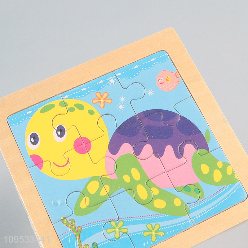 Cute Animal Wooden Puzzle For Toddlers