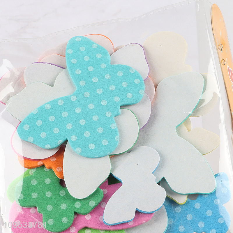China supplier butterfly eva self-adhesive sticker