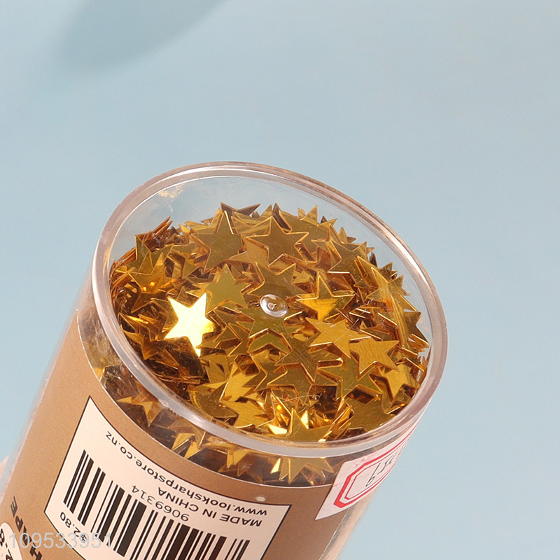 Factory supply golden star confetti sequins for sale