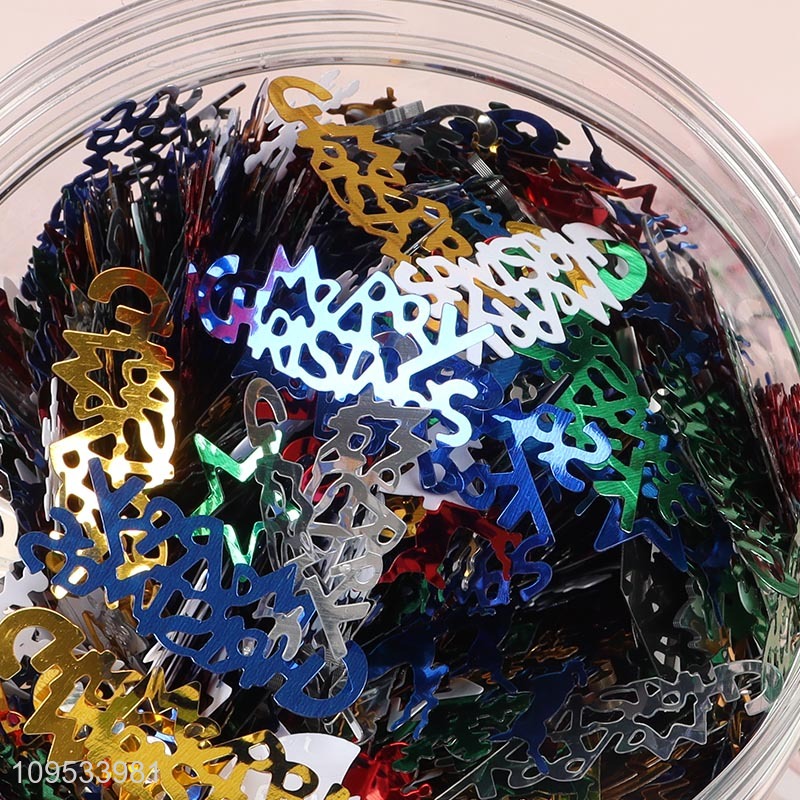 Factory direct sale colorful confetti sequins wholesale
