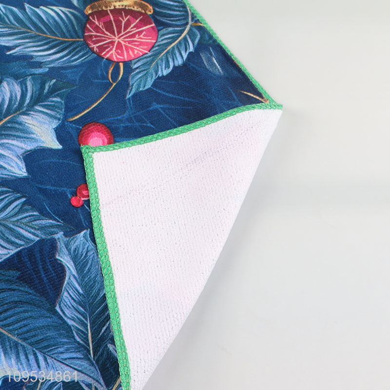 Low price multi-purpose rectangle polyester towel for sale