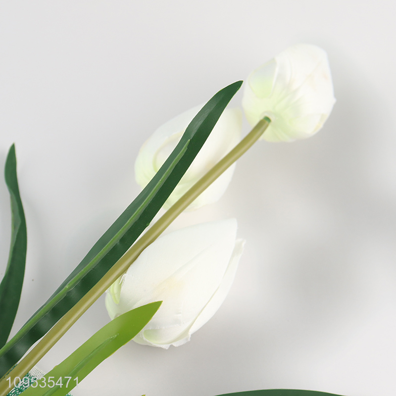 China wholesale 3heads simulation flower fake flower