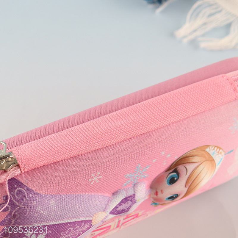 Latest products   pink princess stationery pencil bag for girls