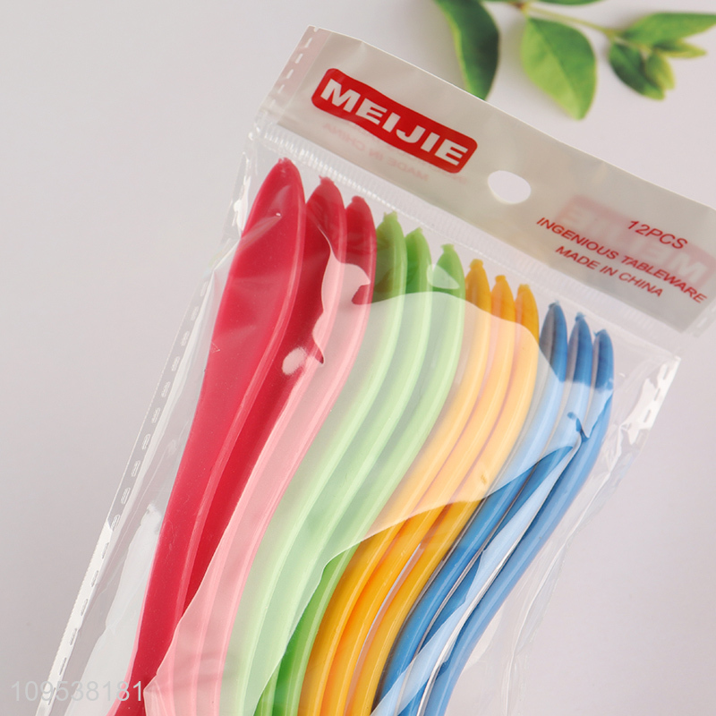 Latest products   multicolor plastic spoon for cutlery