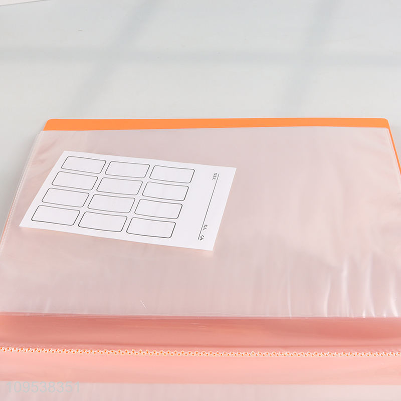 Low price clear pocket document folder